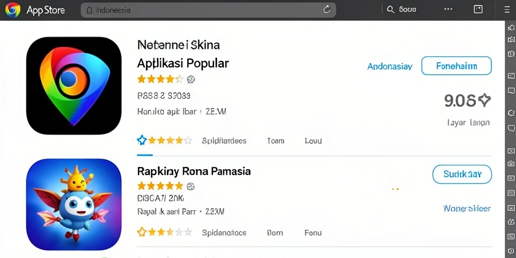 Screenshot menunjukkan tampilan grafis yang memukau.