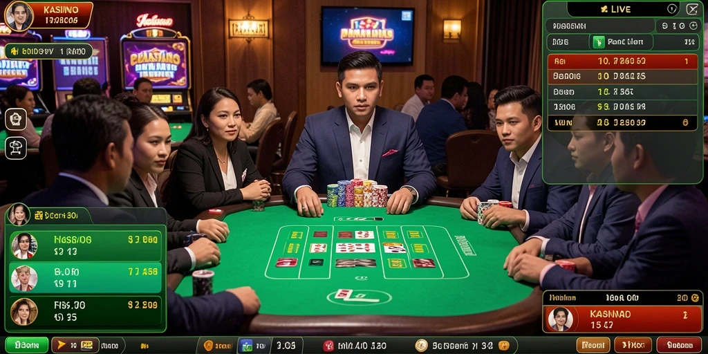 Tampilan awal game dengan pilihan mode permainan.