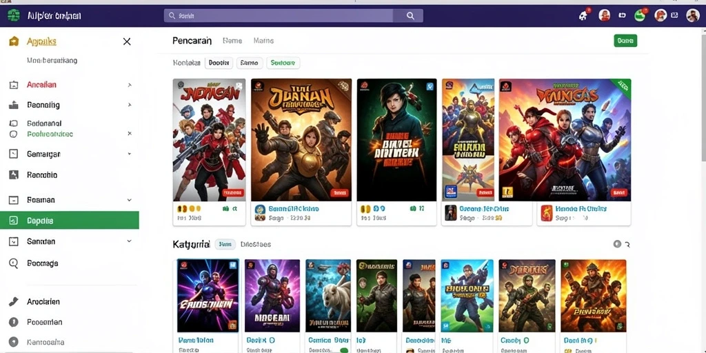 Tangkapan layar petualangan seru dalam game.
