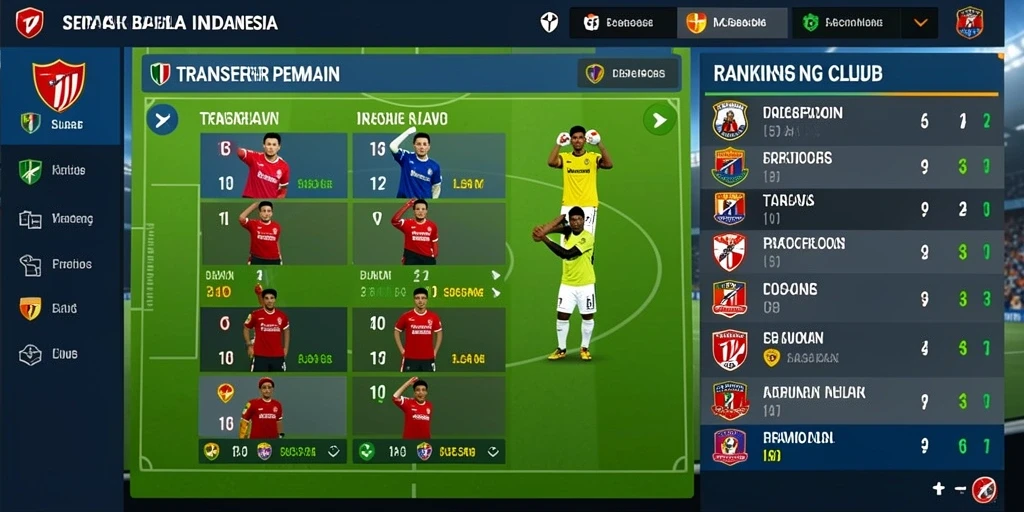 Tampilan menarik dan intuitif saat bermain.