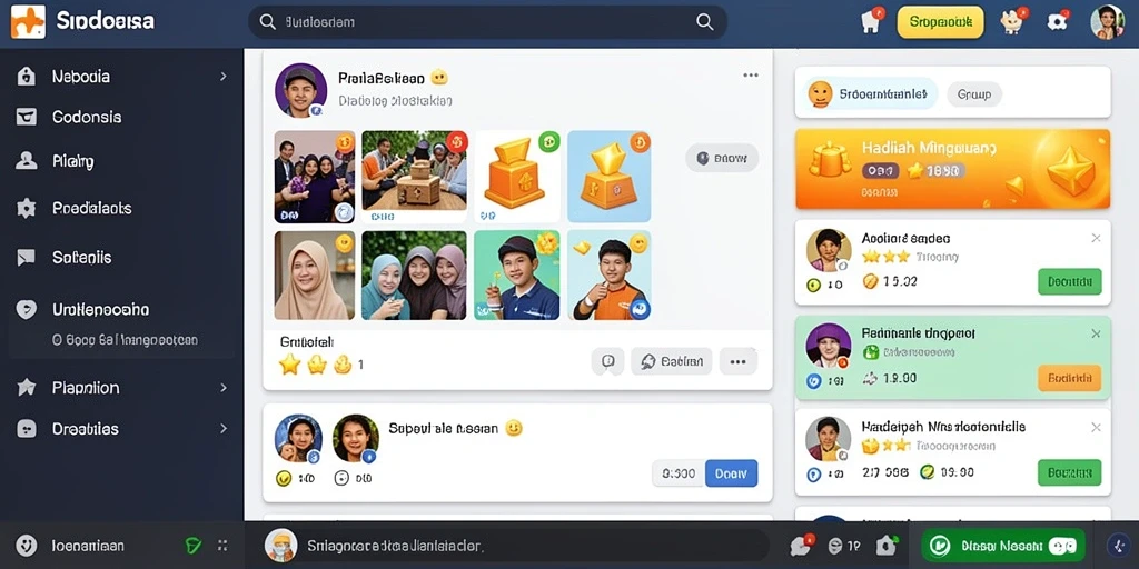 Tampilan antarmuka aplikasi yang menarik dan modern.