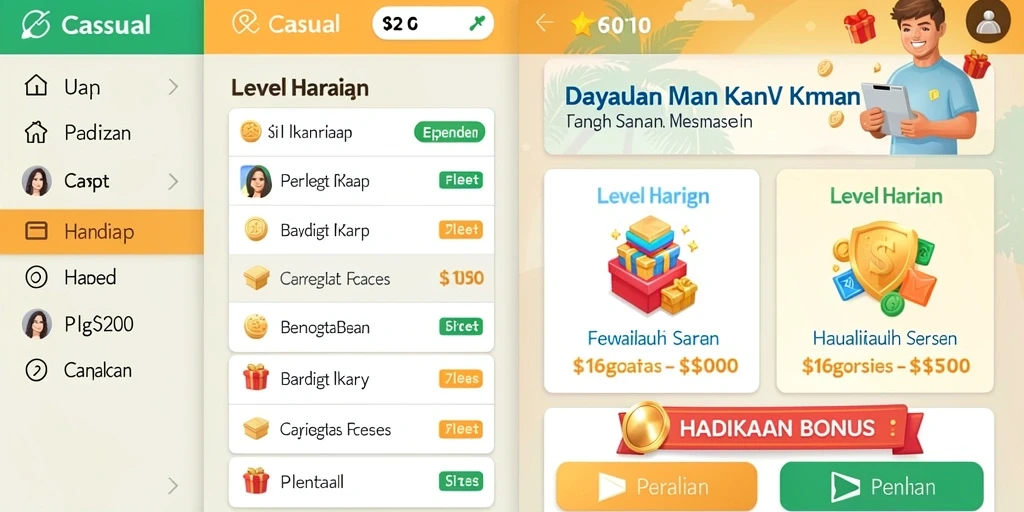 Tampilan antarmuka pengguna yang intuitif.