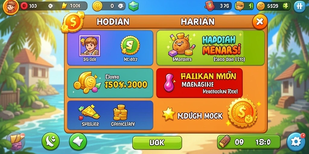 Tampilan awal yang memukau dengan karakter utama.