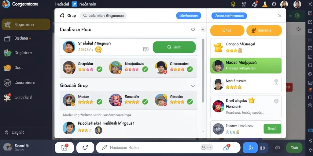 Tampilan antarmuka yang user-friendly dan modern.